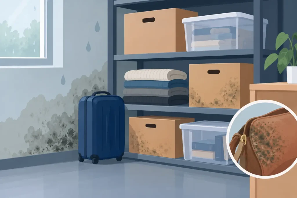Can Damp Damage Stored Belongings? Yes, It Can