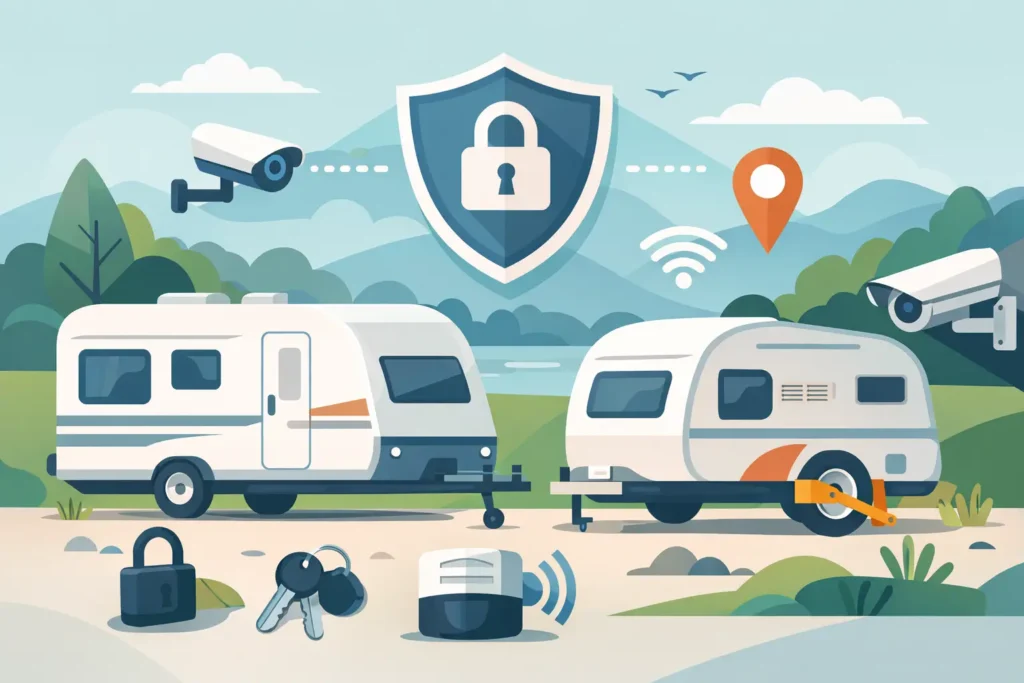 How to Secure Parked Caravans in 8 Steps
